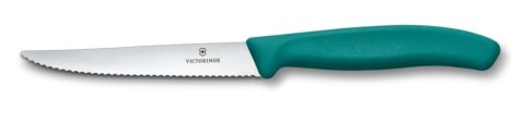 Nóż do steków i pizzy zielony (L)222mm Victorinox 6.7234.C1