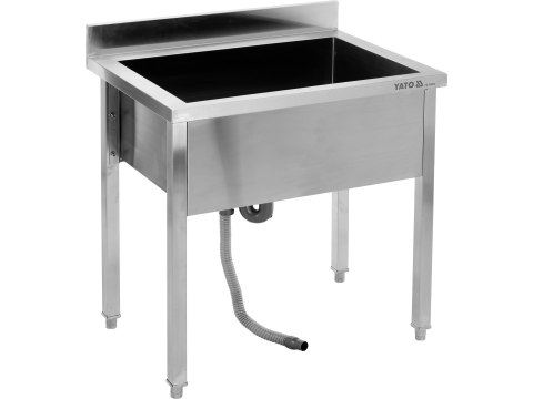 Basen gastronomiczny ze stali nierdzewnej 100x60 cm Yato YG-30922