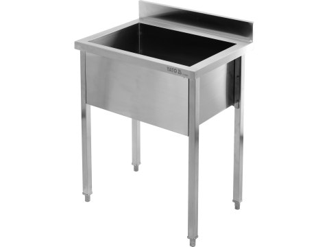 Basen gastronomiczny ze stali nierdzewnej 60x60 cm Yato YG-30920