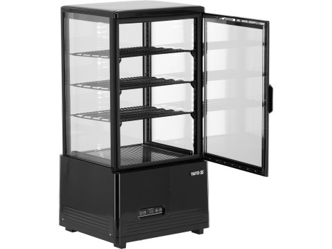 Witryna chłodnicza 69L 46x41x90 czarna Yato YG-05051