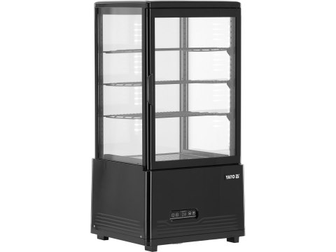 Witryna chłodnicza 79L 46x41x97 czarna Yato YG-05052