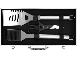 Akcesoria do grillowania zestaw 7 sztuk w walizce Yato YG-20111