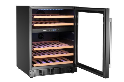 Lodówka do wina 2-strefowa poj. 46 butelek czarna 570x595x(H)820 Arktic 237106