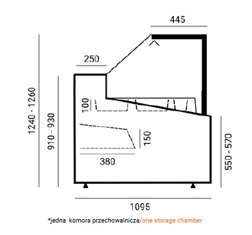 Witryna chłodnicza Cebea Bochnia CARMEN GN 970