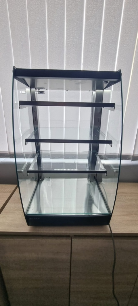 out Witryna na drożdżówki neutralna 75 l z oświetleniem LED Hendi 233092