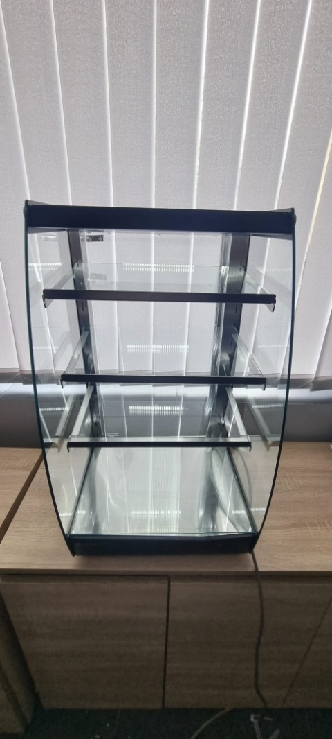 out Witryna na drożdżówki neutralna 75 l z oświetleniem LED Hendi 233092