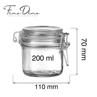 Słoik typu wek Vision, 200ml Fine Dine