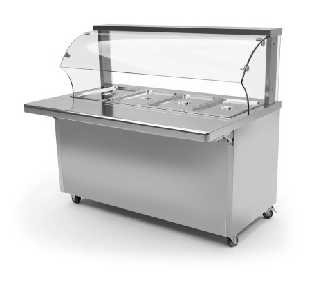 Bemar Elektryczny Wolnostojący 4x GN 1/1 150mm ze Szklaną Osłoną SC-LTC-150