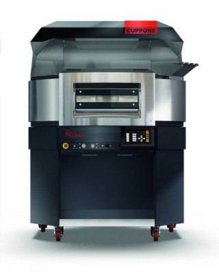 Piec do pizzy elektryczny obrotowy Cuppone Alpha | rotacyjny | jednokomorowy | kamień wysokotemperaturowy | 14x30 | AO140/1TSN C