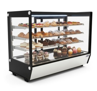 Witryna Chłodnicza Nadstawna Cukiernicza LED 225L 1224x887x585mm RTW-225C-5