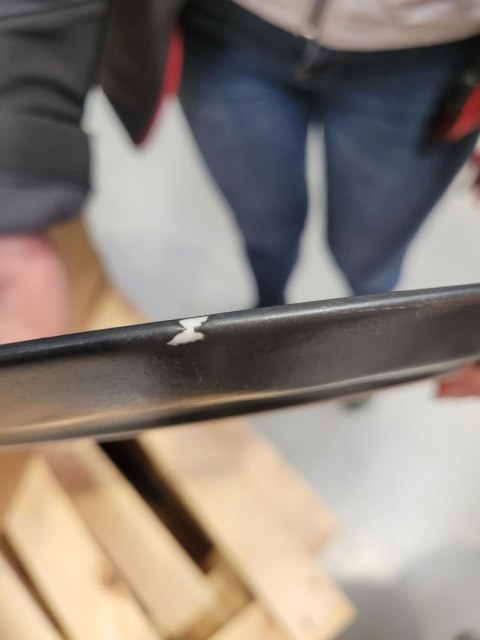 Talerz płytki czarny II gatunek 6 szt. HENDI 991782