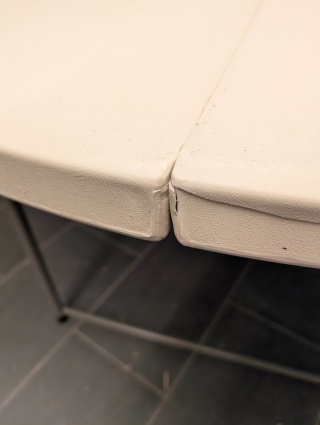 outlet Okrągły stół cateringowy rozkładany bankietowy średnica 150 cm Hendi 810996 [2]