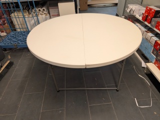 outlet Okrągły stół cateringowy rozkładany bankietowy średnica 150 cm Hendi 810996 [3]