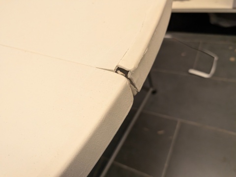 outlet Okrągły stół cateringowy rozkładany bankietowy średnica 150 cm Hendi 810996 [3]