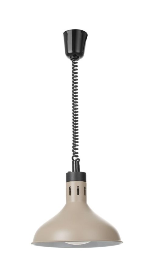 Lampa grzewcza wisząca dzwon 250 W beżowa Hendi 273708
