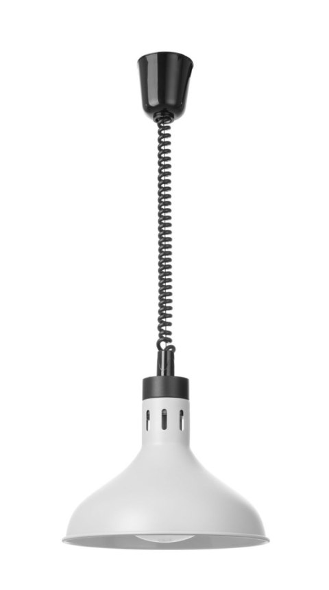 Lampa grzewcza wisząca dzwon 250 W biała Hendi 273715