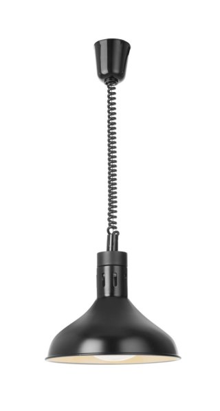 Lampa grzewcza wisząca dzwon 250 W czarna Hendi 273678