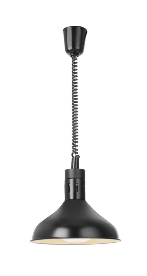 Lampa grzewcza wisząca dzwon 250 W czarna Hendi 273678