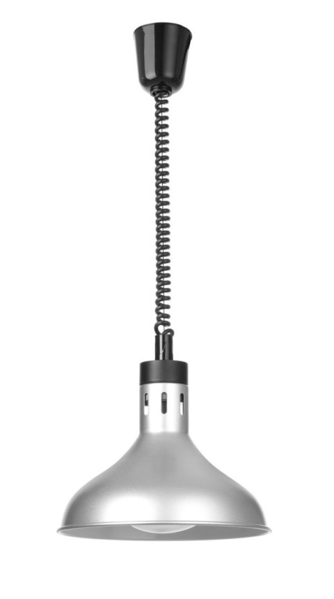 Lampa grzewcza wisząca dzwon 250 W srebrna Hendi 273661