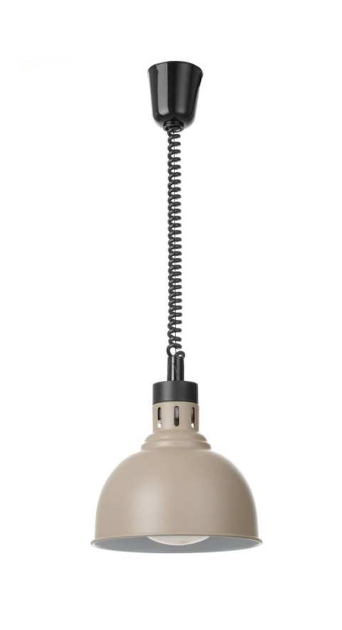 Lampa grzewcza wisząca kopuła 250 W beżowa Hendi 273647