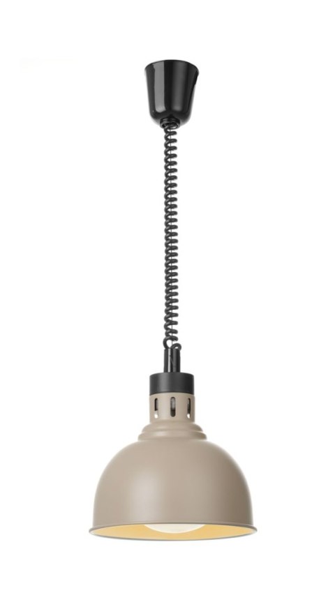 Lampa grzewcza wisząca kopuła 250 W beżowa Hendi 273647