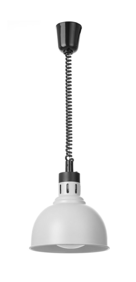 Lampa grzewcza wisząca kopuła 250 W biała Hendi 273654