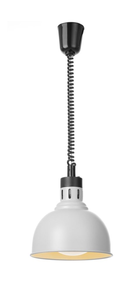 Lampa grzewcza wisząca kopuła 250 W biała Hendi 273654