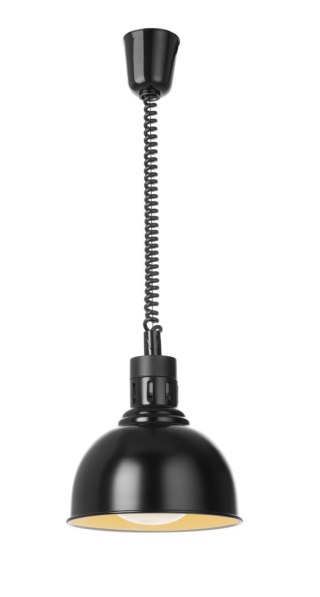 Lampa grzewcza wisząca kopuła 250 W czarna Hendi 273616