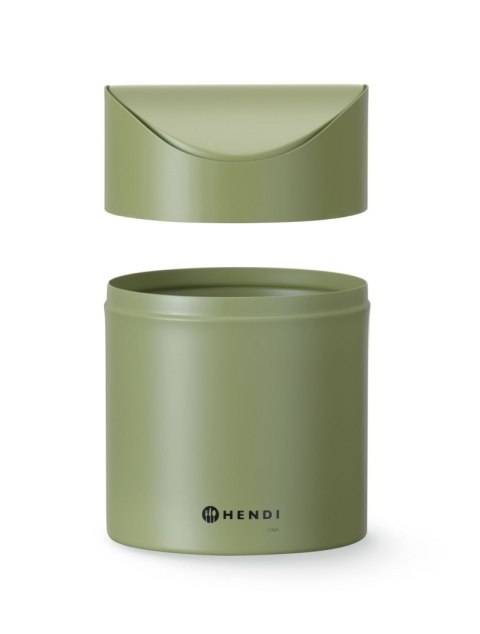 Śmietniczka stołowa 1,2L zielona HENDI 440780
