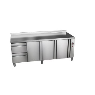 Stół chłodniczy Asber Essenzial Line ETP-7-192-32 R HC SB40 GN 1/1 (szuflady, bez agregatu)