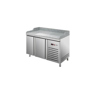 Stół chłodniczy do pizzy z blatem granitowym Asber Essenzial Line ETP-8-150-20 HC GR