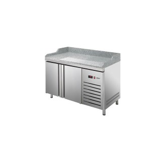 Stół chłodniczy do pizzy z blatem granitowym Asber Essenzial Line ETP-8-150-20 HC LR GR