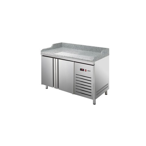 Stół chłodniczy do pizzy z blatem granitowym Asber Essenzial Line ETP-8-150-20 HC LR GR