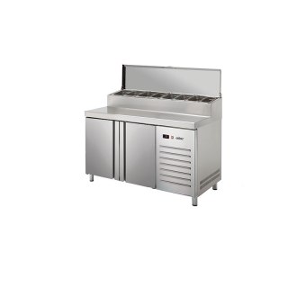 Zespolony stół chłodniczy do pizzy Asber Essenzial Line ETPZ-135 HC LR 90NS GN 1/1