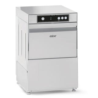 Zmywarka do szkła Asber Mitte Line GM-350 B 350x350 230V + pompa