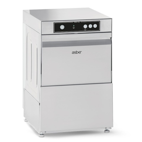Zmywarka do szkła Asber Mitte Line GM-350 B 350x350 230V + pompa