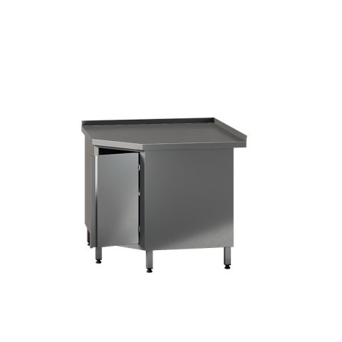 Narożny stół roboczy z szafką 100x70x85 cm Asber WMA-107