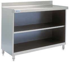 Stół roboczy z szafką otwartą i półką 180x70x85 cm Asber WT-187 PL 2S
