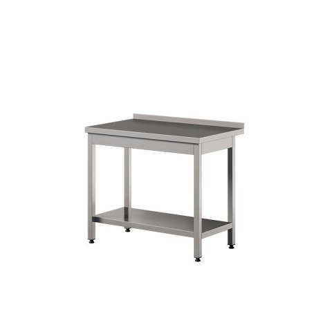 Stół roboczy ze stali nierdzewnej z półką dolną 180x70x85 cm Asber WT-187 PL S