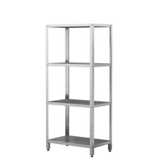Regał magazynowy skręcany z półkami gładkimi 8600x0x1800 mm Asber SSDF-860