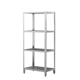 Regał magazynowy skręcany z półkami perforowanymi 6600x0x1800 mm Asber SSDP-660