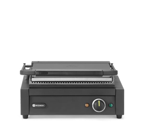 Grill kontaktowy elektryczny 2200 W 43x37,5 cm czarny Hendi 263617