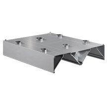 Okap centralny indukcyjny 160x200x45 cm Asber CEHI-1620/1