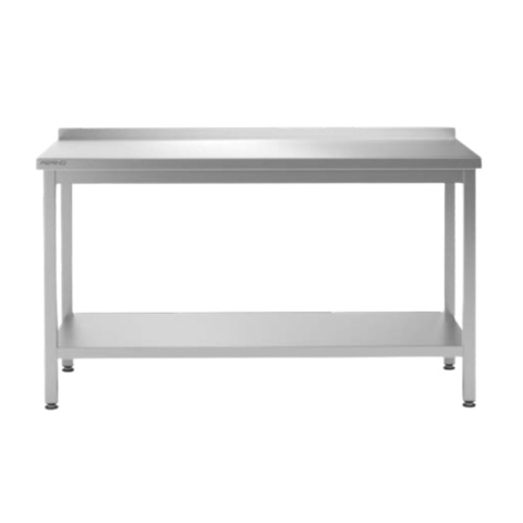 Stół przyścienny z półką, skręcany 1400x700x850 mm