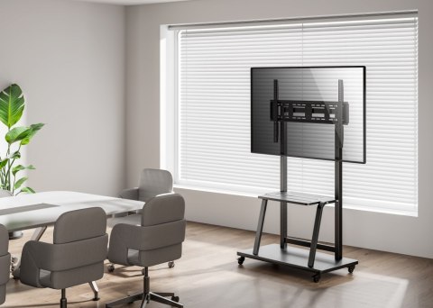 Mobilny stojak pod telewizor do TV 37-100 cali ART STO S-13 czarny