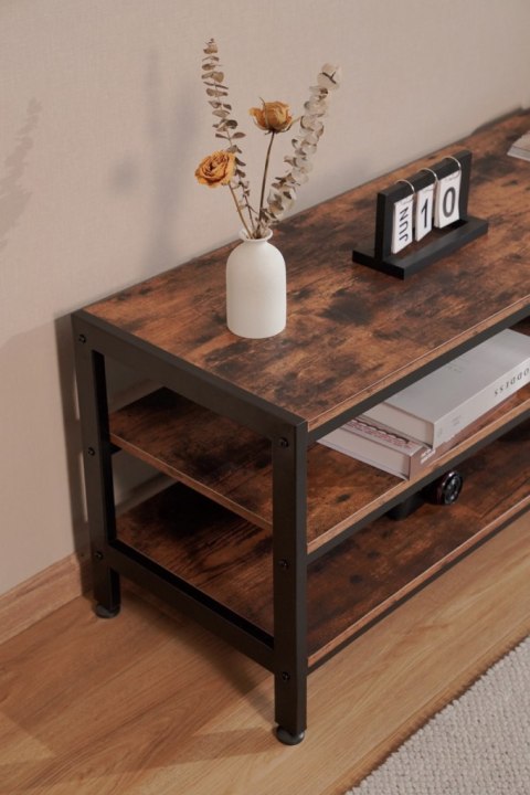 Stolik pod TV i RTV 140cm ART SM-04 3 półki do 40kg