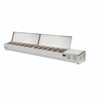 Nadstawka chłodnicza z pokrywą stalową 12xGN 1/4 Asber GVL-250/2