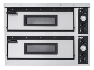 Piec do pizzy elektryczny dwukomorowy Plus XL Prismafood Hendi 1F010305