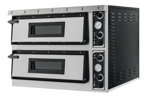 Piec do pizzy elektryczny dwukomorowy Plus XL Prismafood Hendi 1F010305