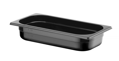Pojemnik gastronomiczny GN 1/3 wys. 6,5 cm 2,5 l czarny COOL Hendi 882160